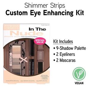 Physicians Formula Nude Shimmer Strips Eyeshadow Kit - Beige, Taupe, Brown
